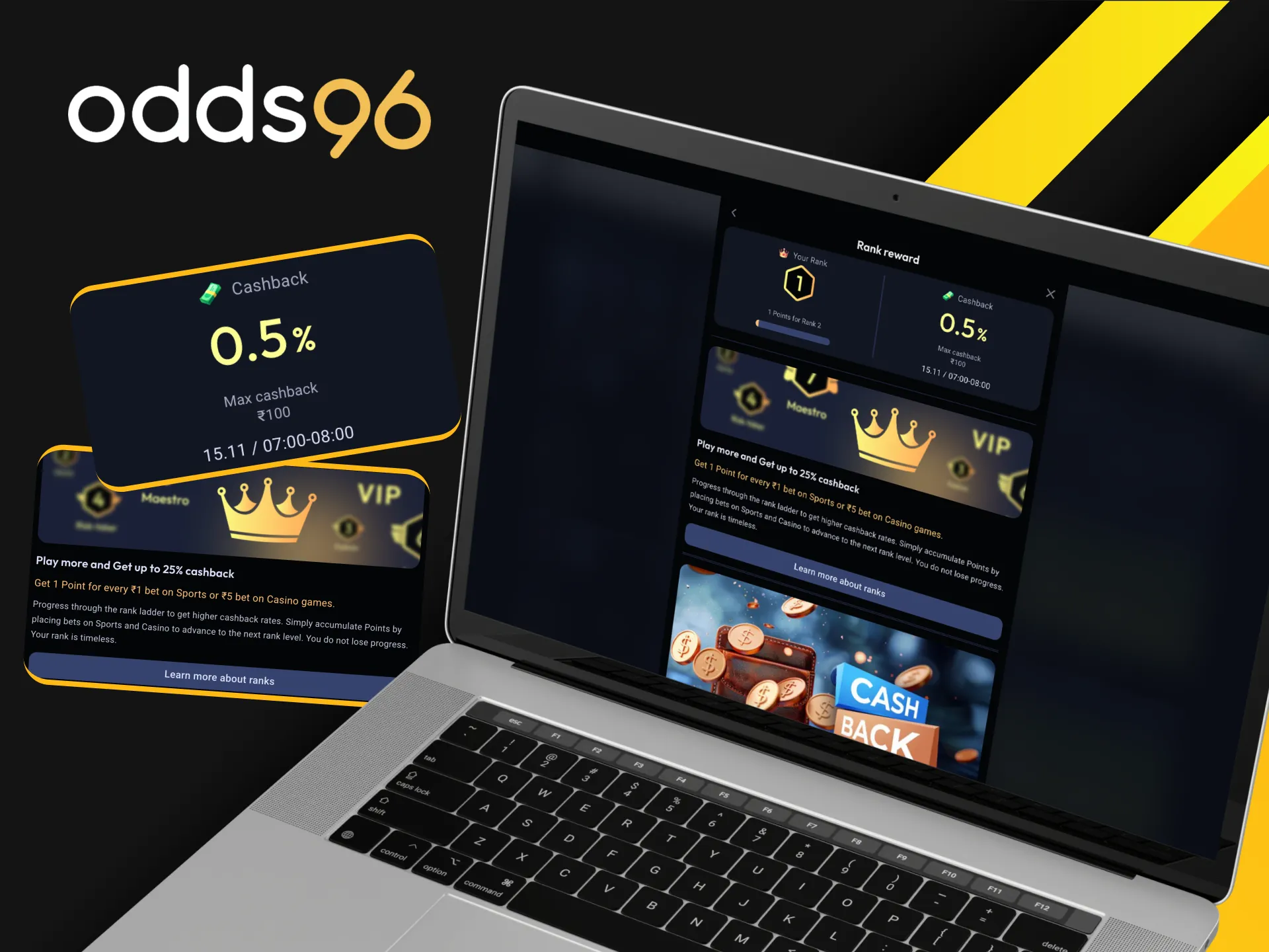 Are there no deposit bonuses at Odds96 online casino.