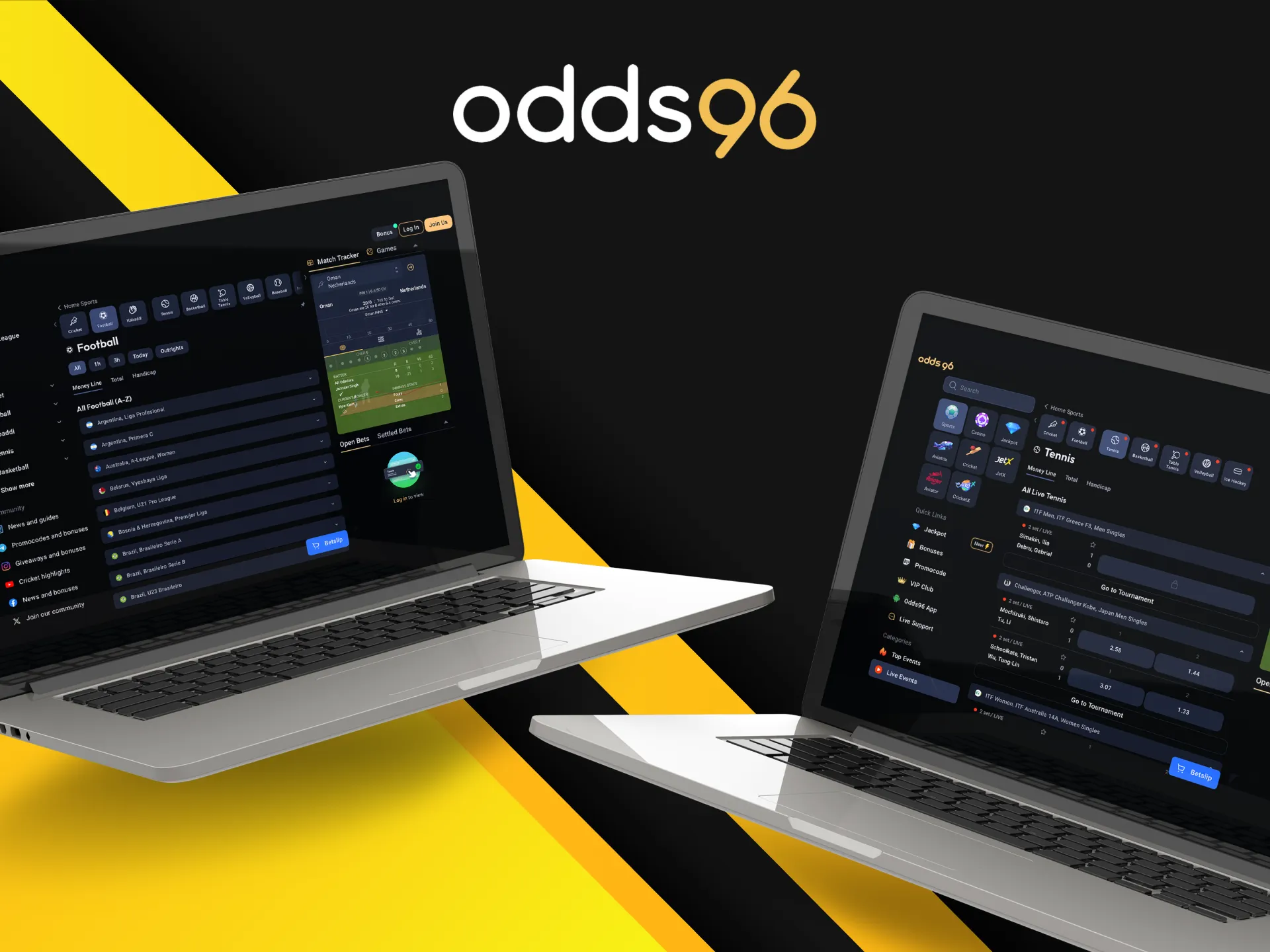 What sports can I bet on at Odds96 online casino.