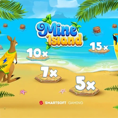 Test your wits and luck in the Mine Island game from Odds96 Casino.