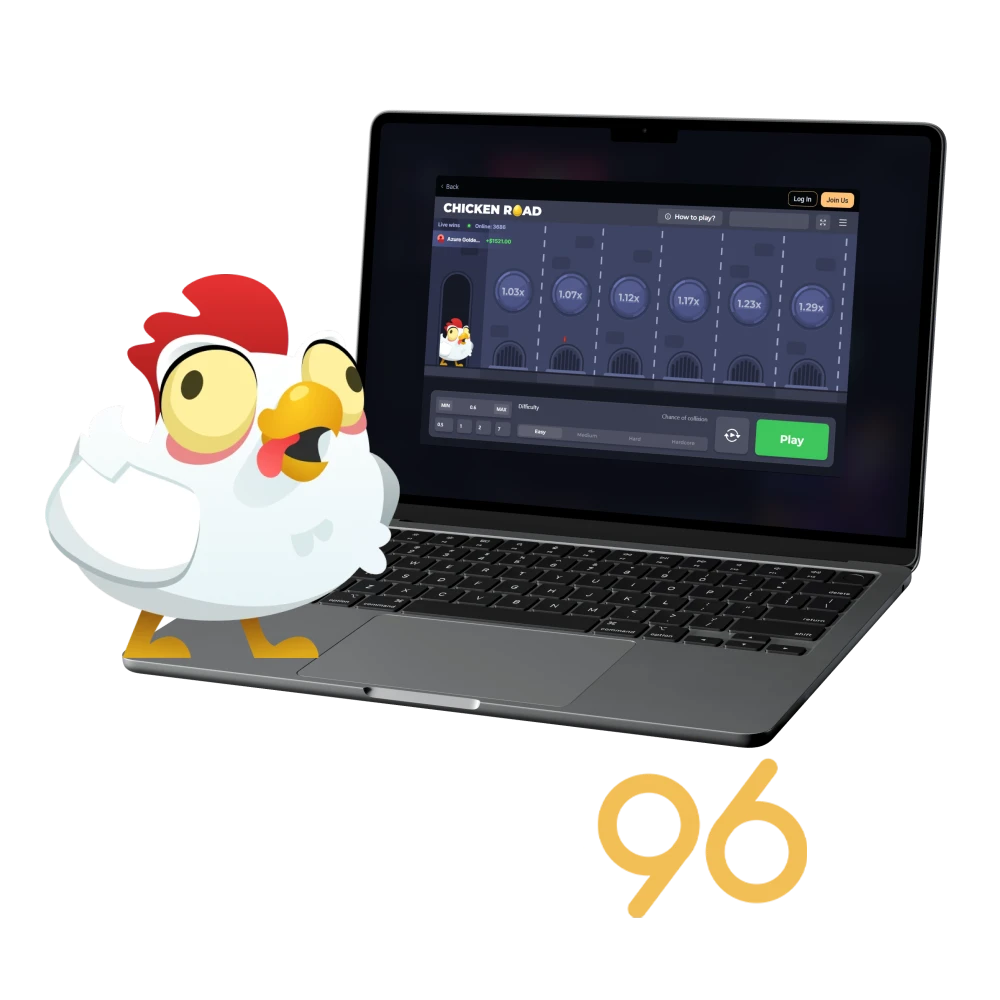 Enjoy playing Chicken Road on the official Odds96 website.